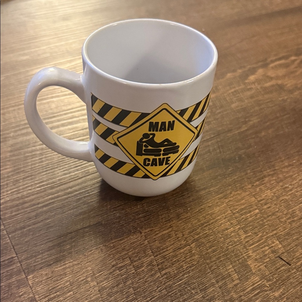 Man Cave White Mug